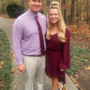 Maroon show me your mumu dress